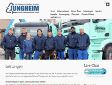 Tablet Screenshot of jungheim.org